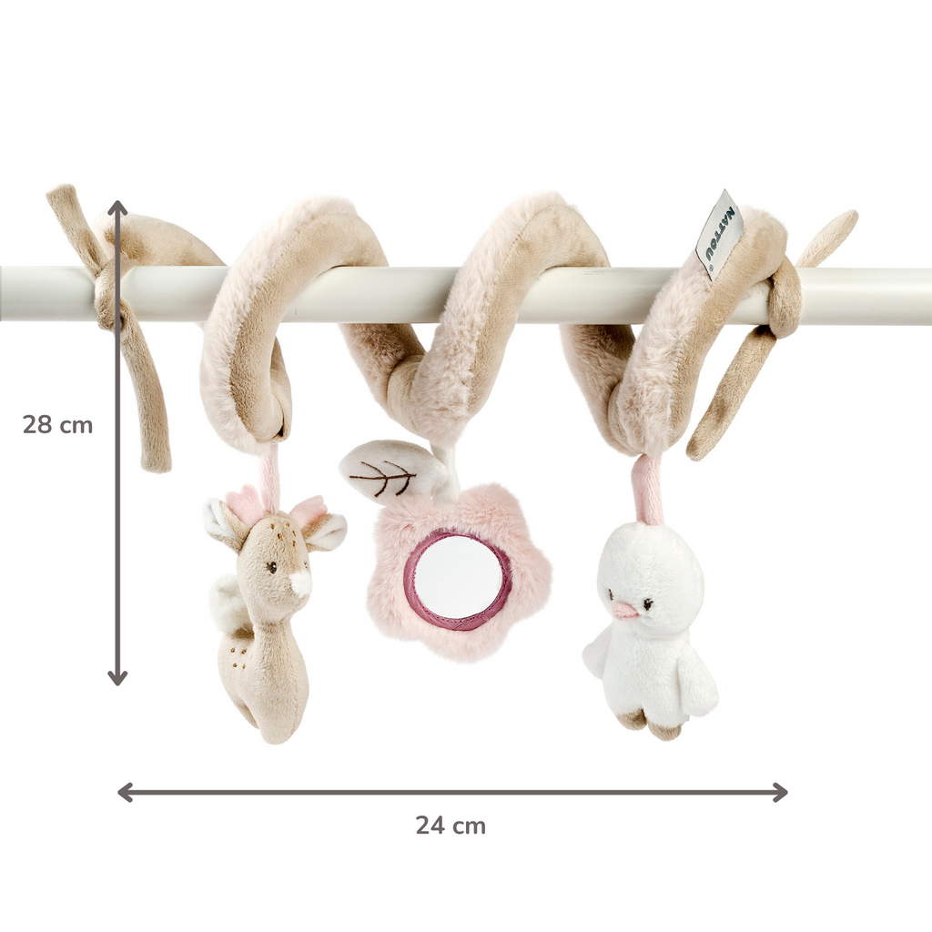 FanFan Baby Activity Spiral – 28 cm – Activity Spiral for Home or On-the-Go [DE]