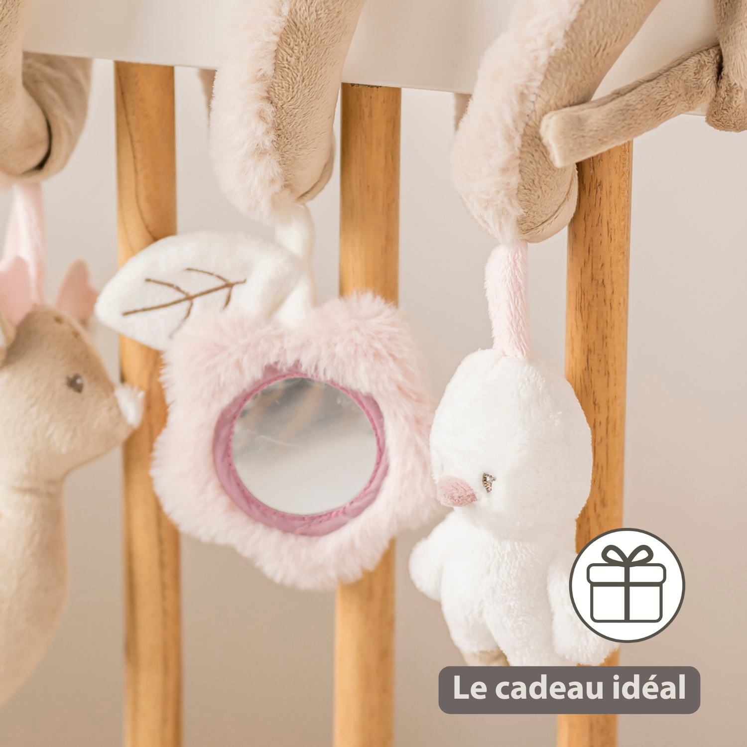 FanFan Baby Activity Spiral – 28 cm – Activity Spiral for Home or On-the-Go [FR]