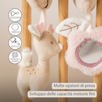 FanFan Baby Activity Spiral – 28 cm – Activity Spiral for Home or On-the-Go [IT]