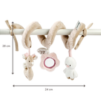 FanFan Baby Activity Spiral – 28 cm – Activity Spiral for Home or On-the-Go [IT]