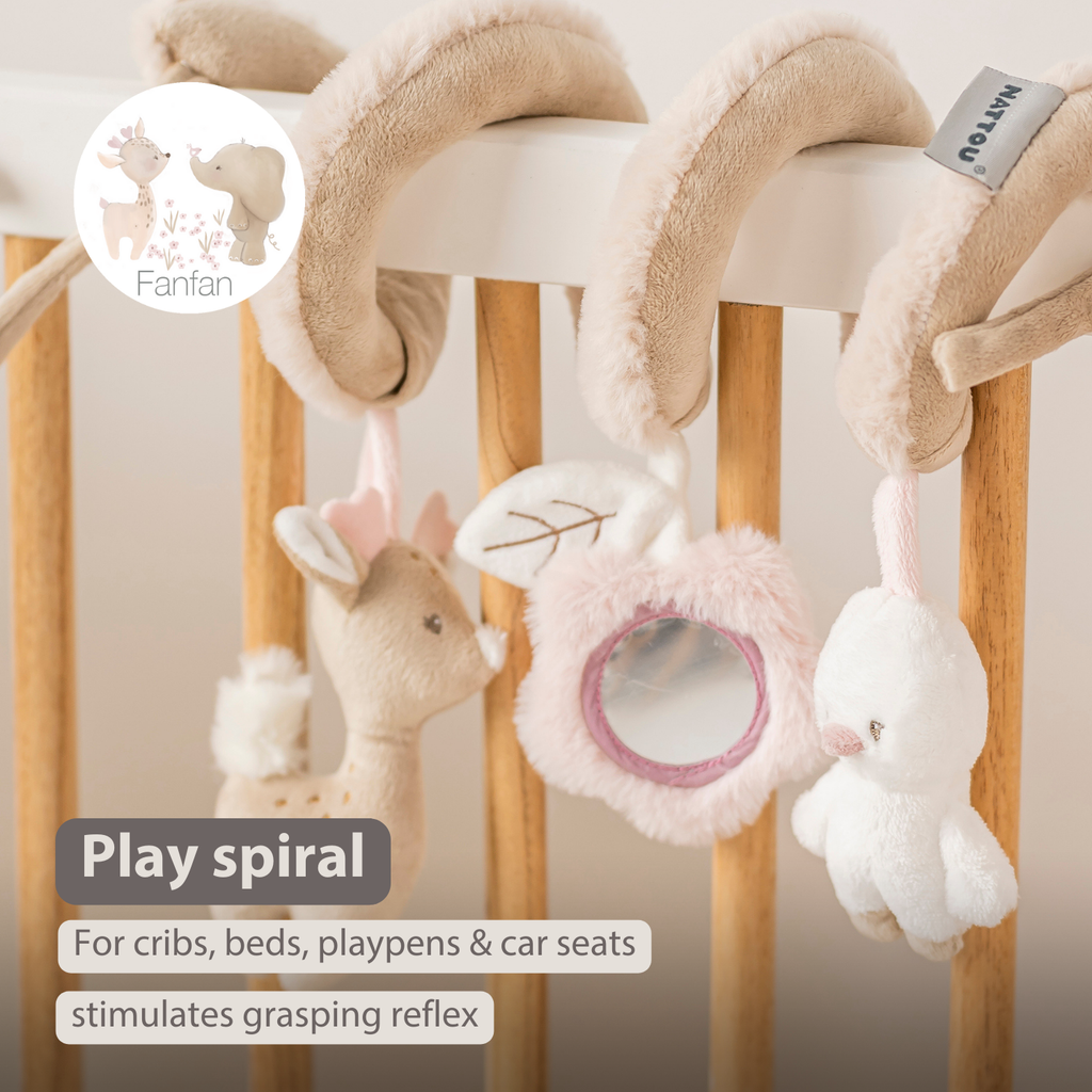 FanFan Baby Activity Spiral – 28 cm – Activity Spiral for Home or On-the-Go [EN]