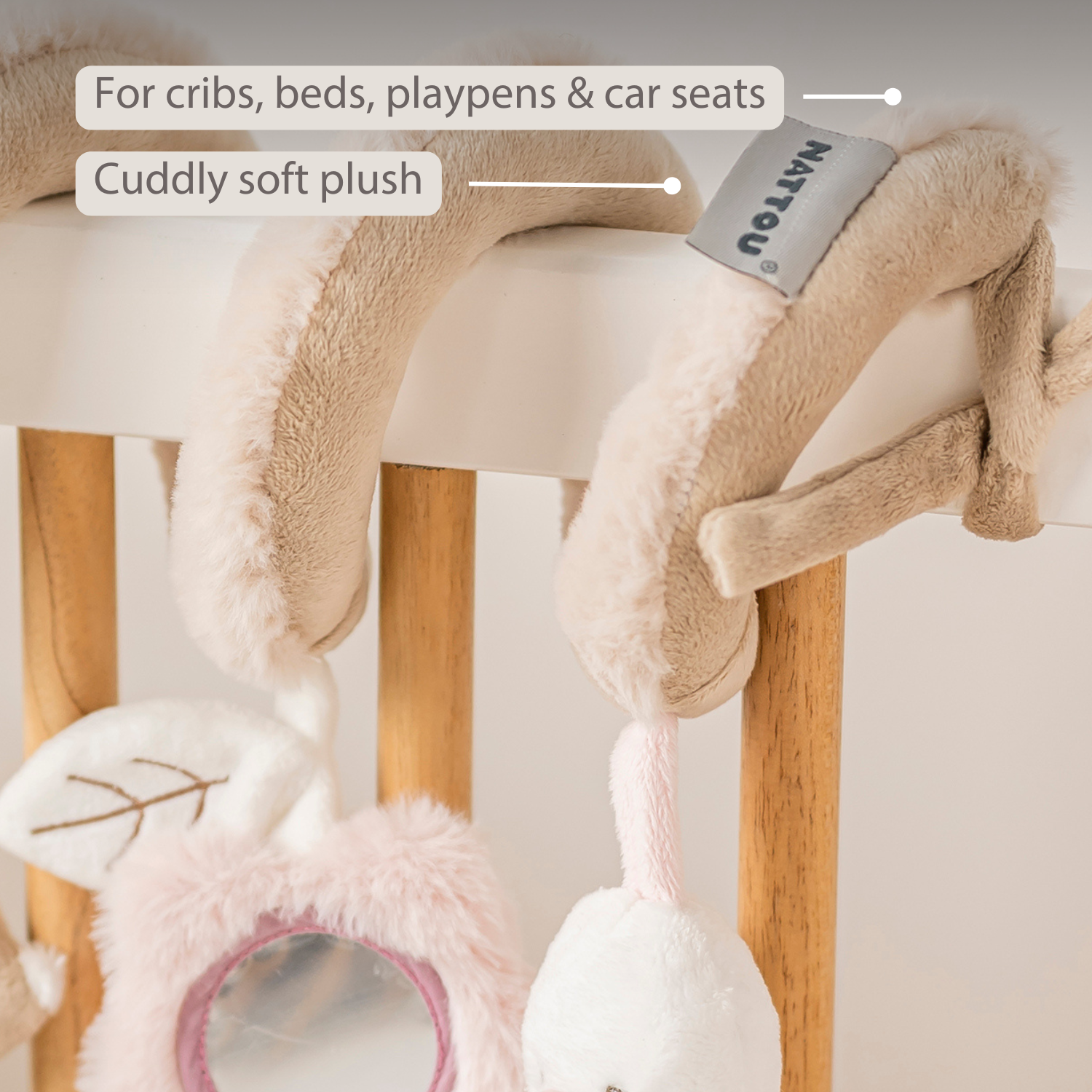 FanFan Baby Activity Spiral – 28 cm – Activity Spiral for Home or On-the-Go [EN]