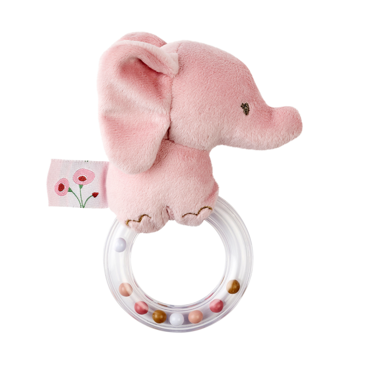 FanFan Rattle Baby Elephant - 15 cm - Baby Teether [FR]