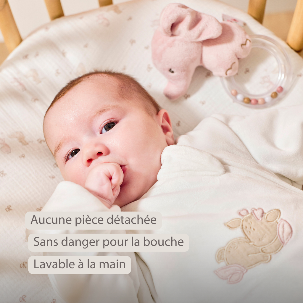 FanFan Rattle Baby Elephant - 15 cm - Baby Teether [FR]