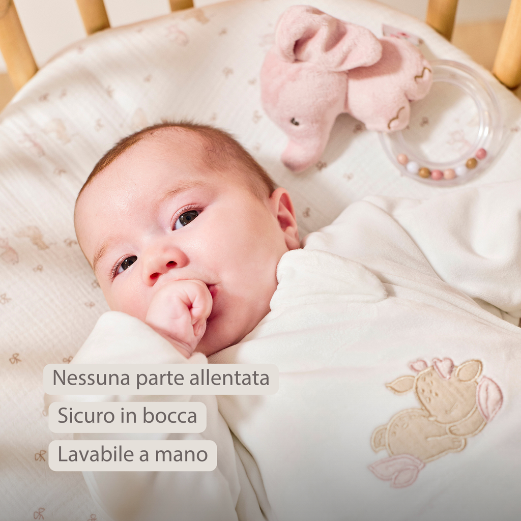 FanFan Rattle Baby Elephant - 15 cm - Baby Teether [IT]