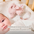 FanFan Rattle Baby Elephant - 15 cm - Baby Teether [IT]