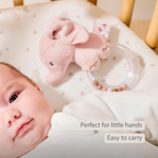 FanFan Rattle Baby Elephant - 15 cm - Baby Teether [EN]