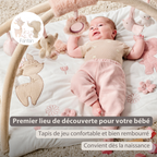 FanFan Baby Play Mat with Arches Square - 70 x 80 cm - Activity Play Rug Baby [FR]