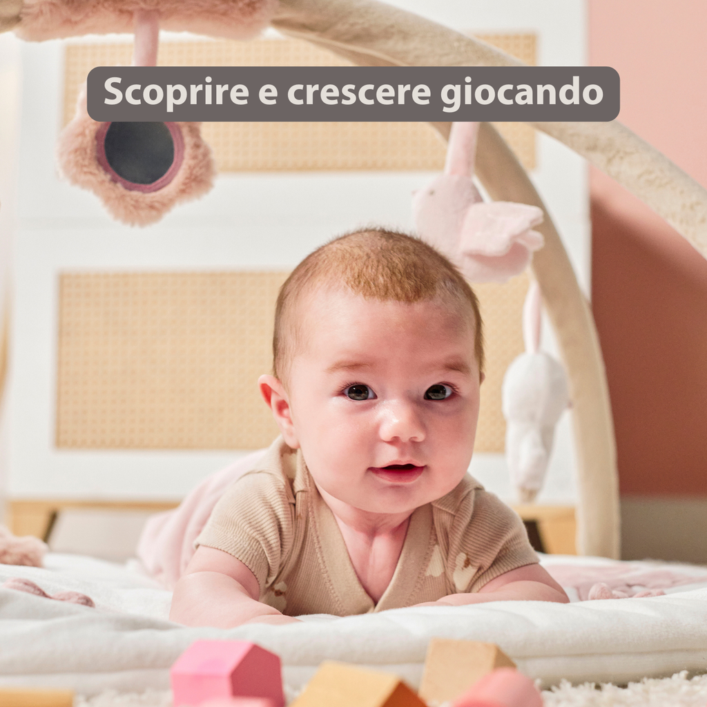 FanFan Baby Play Mat with Arches Square - 70 x 80 cm - Activity Play Rug Baby [IT]