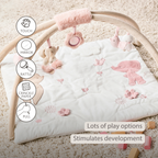 FanFan Baby Play Mat with Arches Square - 70 x 80 cm - Activity Play Rug Baby [EN]