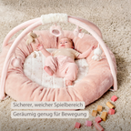 FanFan Baby Playmat with Arches – 90 cm – Activity Play Rug Baby – Padded Edges [DE]