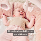 FanFan Baby Playmat with Arches – 90 cm – Activity Play Rug Baby – Padded Edges [NL]