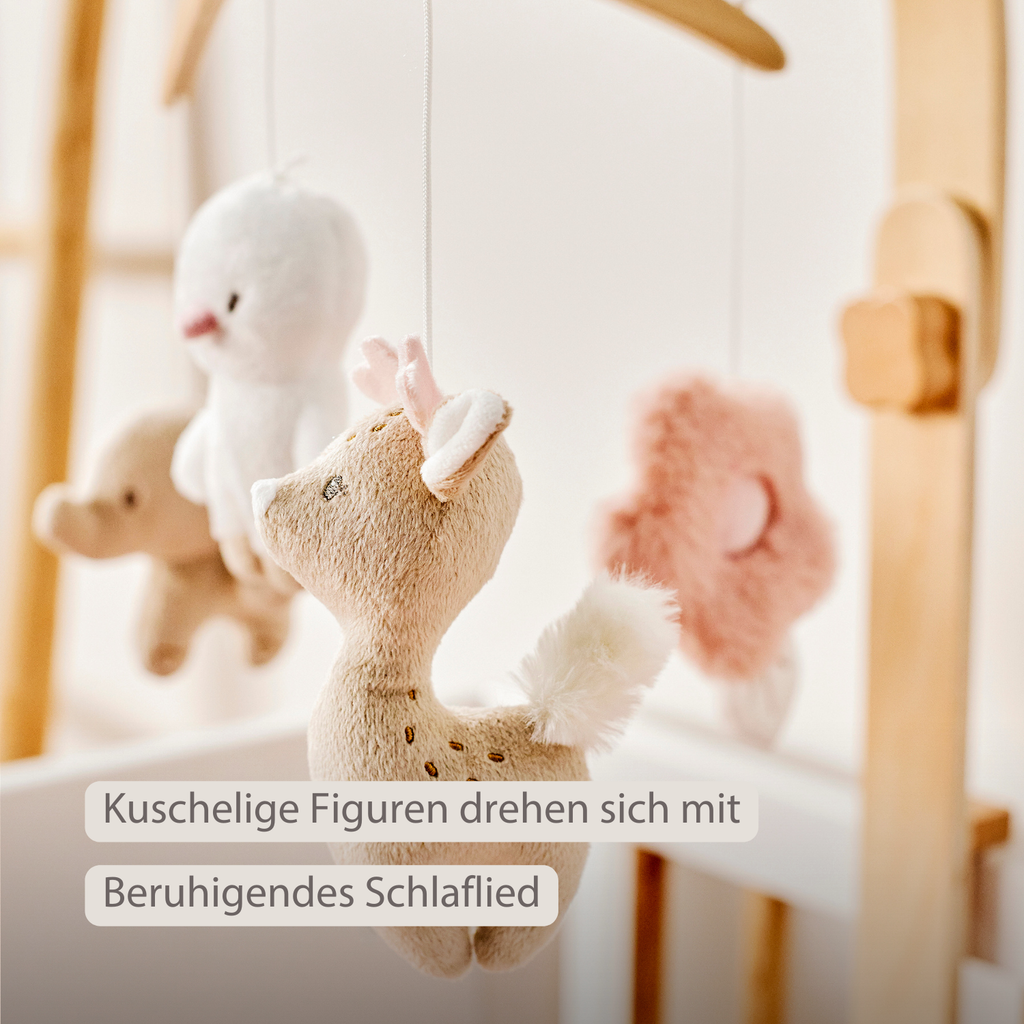 FanFan Baby Music Mobile – Wooden Crib Mobile [DE]