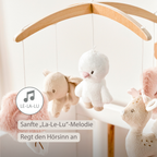 FanFan Baby Music Mobile – Wooden Crib Mobile [DE]