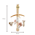FanFan Baby Music Mobile – Wooden Crib Mobile [FR]