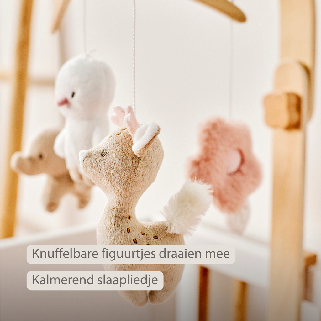 FanFan Baby Music Mobile – Wooden Crib Mobile [NL]