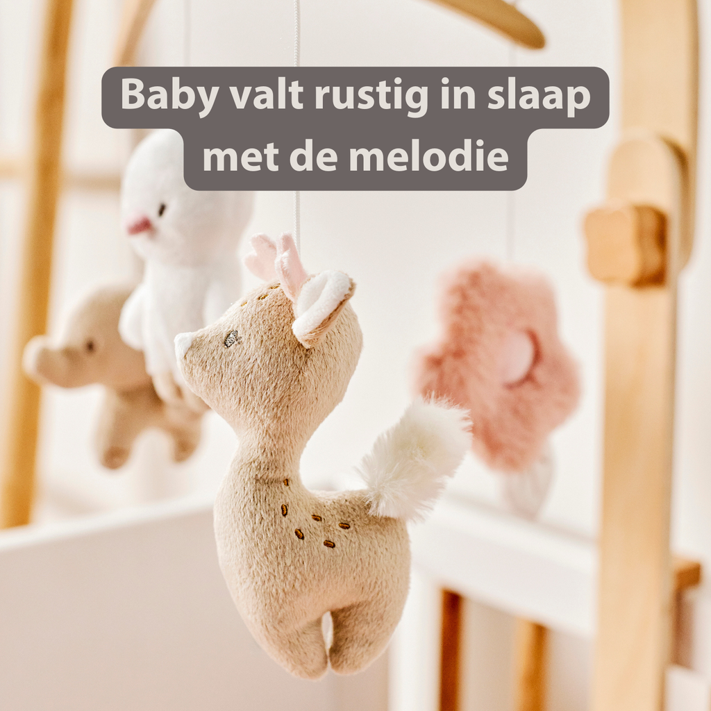 FanFan Baby Music Mobile – Wooden Crib Mobile [NL]