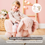 FanFan Rocking Horse Elephant – Rocking Animal – Old Pink [DE]