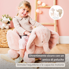 FanFan Rocking Horse Elephant – Rocking Animal – Old Pink [IT]