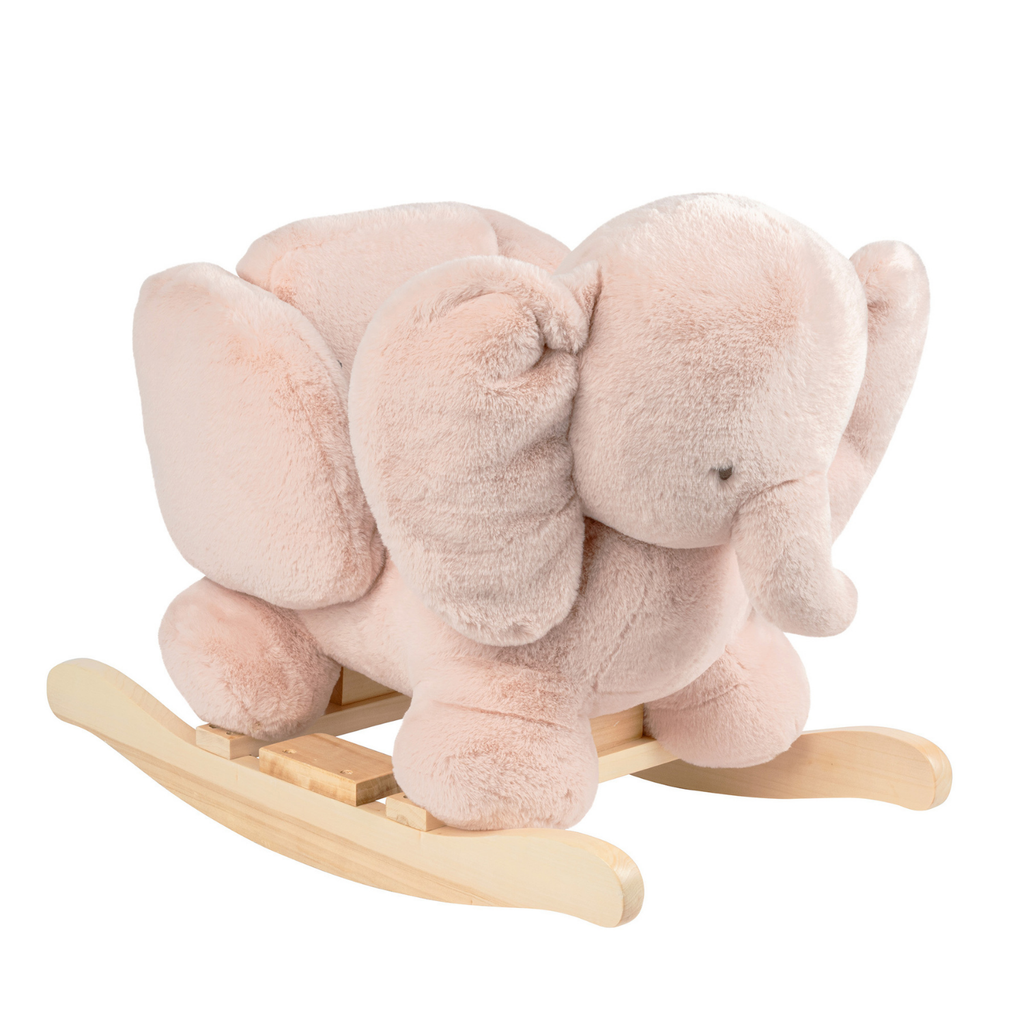 FanFan Rocking Horse Elephant – Rocking Animal – Old Pink [NL]