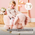 FanFan Rocking Horse Elephant – Rocking Animal – Old Pink [NL]