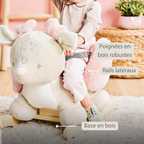 FanFan Rocking Horse Deer – Rocking Animal – Beige [FR]