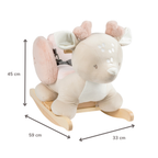 FanFan Rocking Horse Deer – Rocking Animal – Beige [FR]
