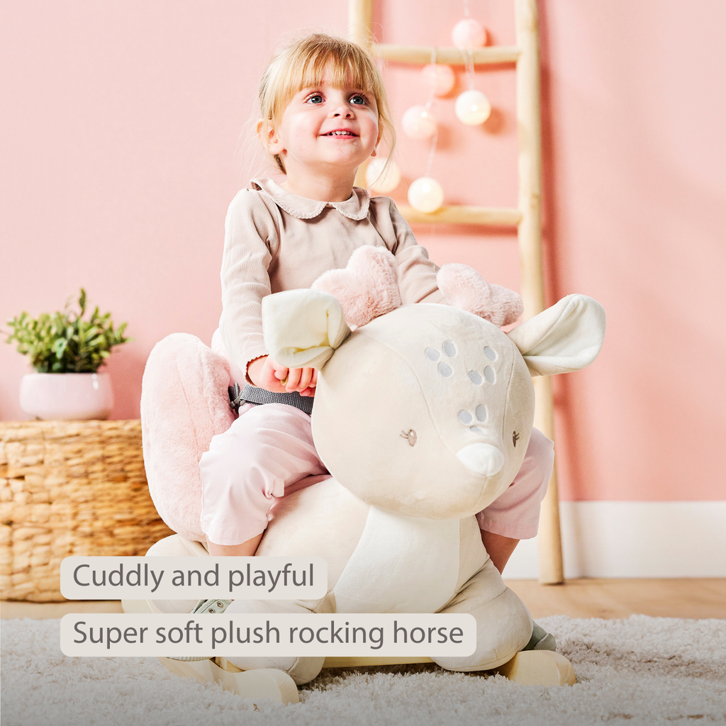 FanFan Rocking Horse Deer – Rocking Animal – Beige [EN]