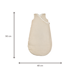 FanFan Baby Sleeping Bag 90 cm – Sand-Colored Sleeping Bag – Tetra Cotton – TOG 2 [DE]