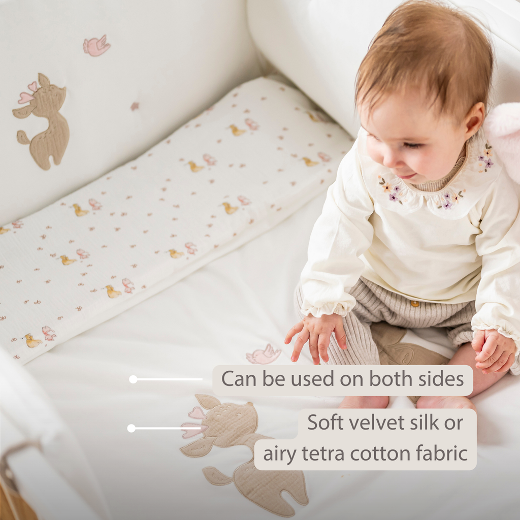 FanFan Baby Duvet Cover Velour 140x100 cm – Pillowcase 60x40 cm – Reversible [EN]