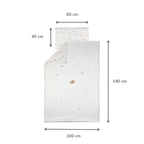 FanFan Baby Duvet Cover Velour 140x100 cm – Pillowcase 60x40 cm – Reversible [EN]