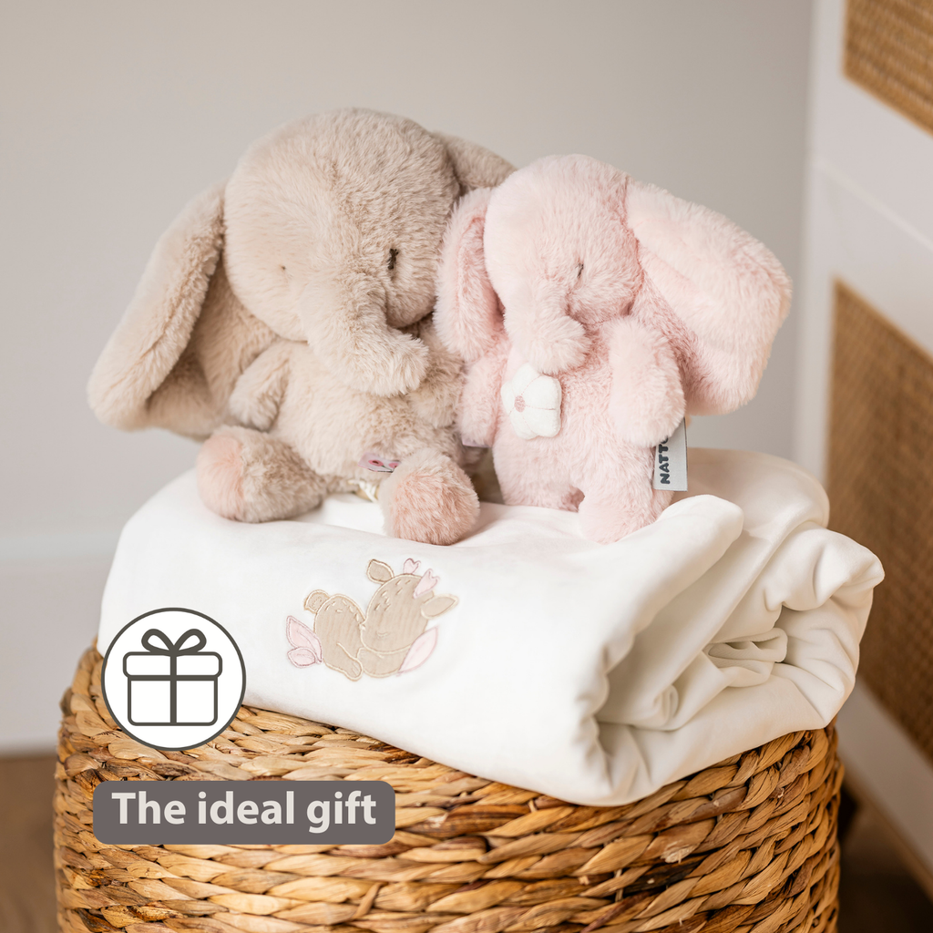 FanFan Baby Duvet Cover Velour 140x100 cm – Pillowcase 60x40 cm – Reversible [EN]