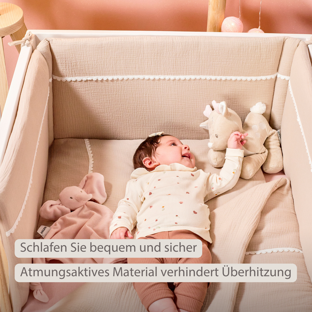 FanFan Baby Duvet Cover 140x100 cm – Pillowcase 60x40 cm – Tetra Cotton [DE]