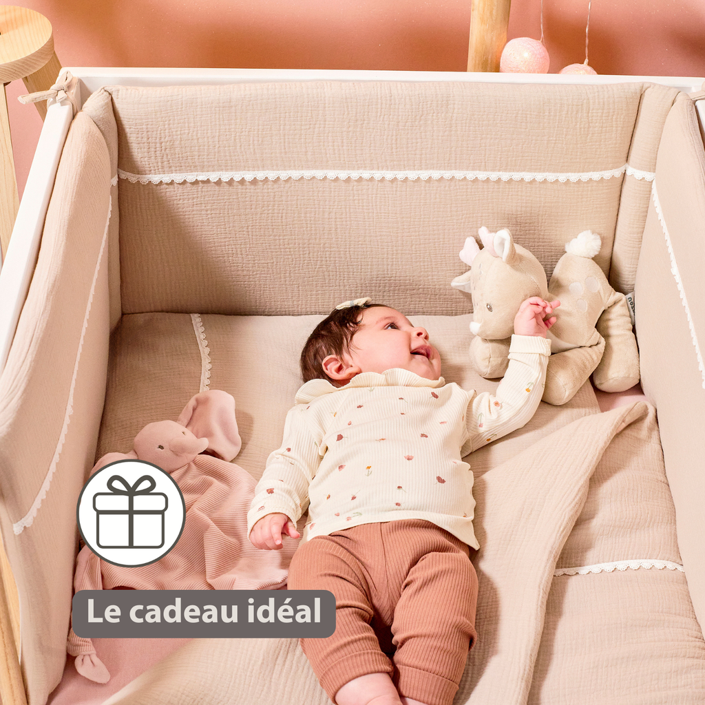 FanFan Baby Duvet Cover 140x100 cm – Pillowcase 60x40 cm – Tetra Cotton [FR]