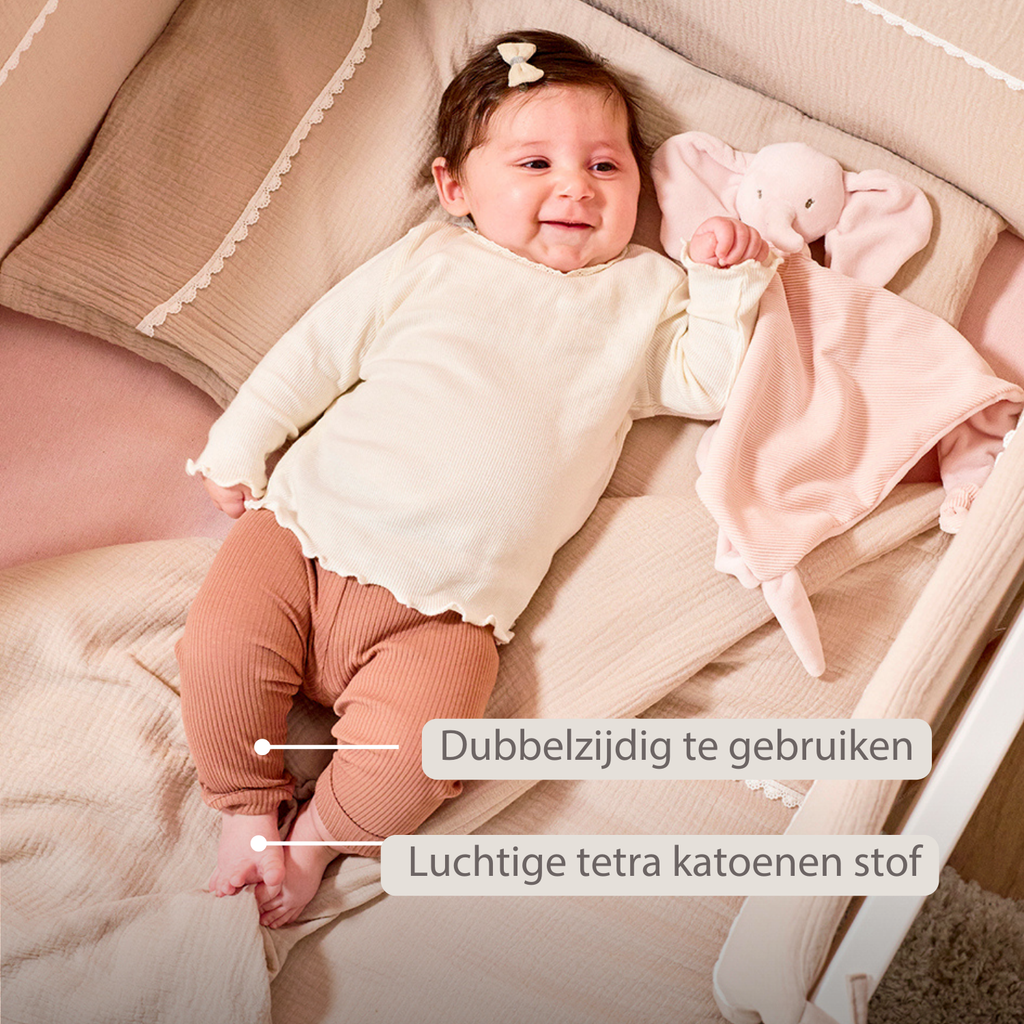FanFan Baby Duvet Cover 140x100 cm – Pillowcase 60x40 cm – Tetra Cotton [NL]