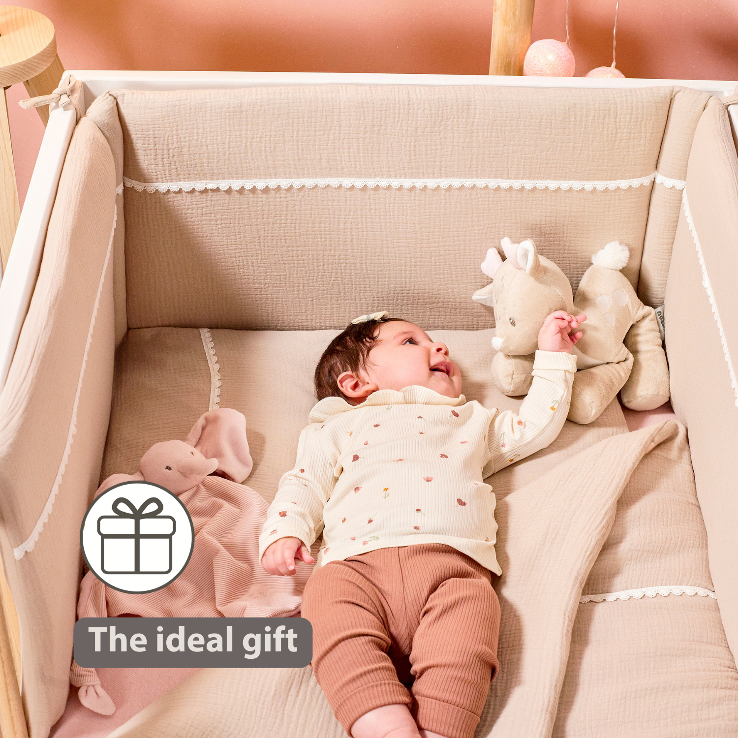 FanFan Baby Duvet Cover 140x100 cm – Pillowcase 60x40 cm – Tetra Cotton [EN]