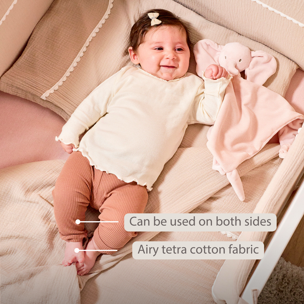 FanFan Baby Blanket 100x135 cm – Soft Plaid for Baby Cot – Tetra Cotton [EN]