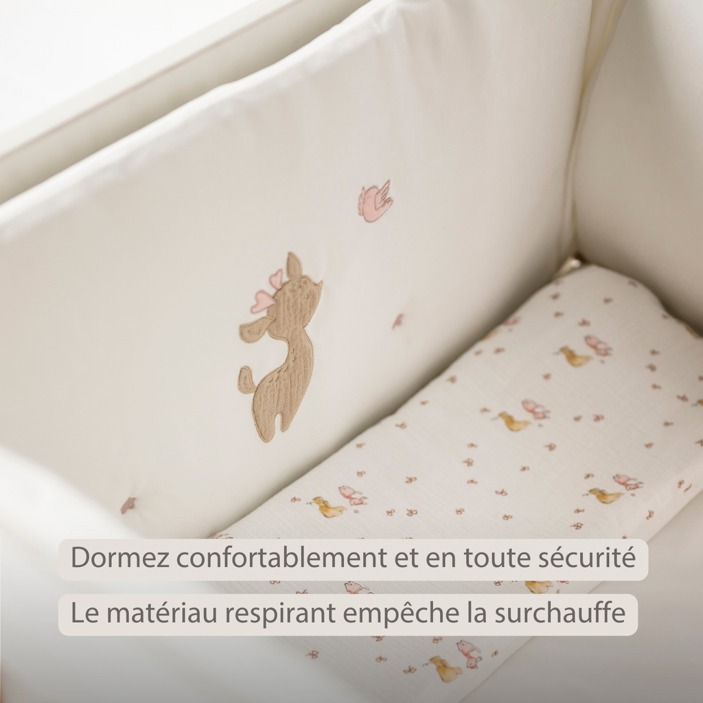 FanFan Baby Blanket 75x100 cm – Soft Plaid for Cradle, Car Seat or Baby Cot – White Velour [FR]