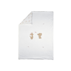 FanFan Baby Blanket 75x100 cm – Soft Plaid for Cradle, Car Seat or Baby Cot – White Velour [IT]