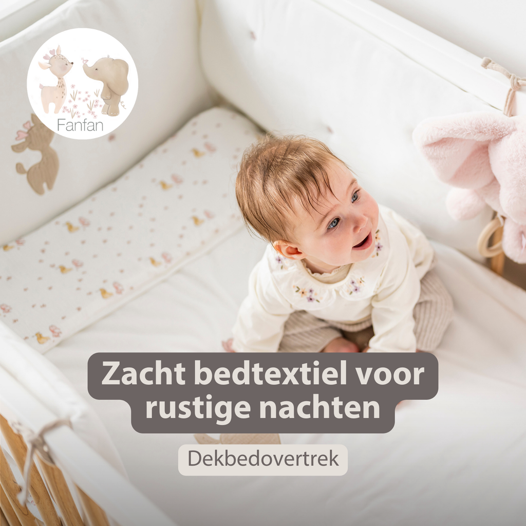 FanFan Baby Blanket 75x100 cm – Soft Plaid for Cradle, Car Seat or Baby Cot – White Velour [NL]