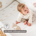 FanFan Baby Blanket 75x100 cm – Soft Plaid for Cradle, Car Seat or Baby Cot – White Velour [NL]