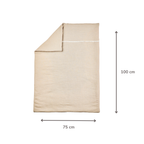 FanFan Baby Blanket 75x100 cm – Soft Plaid for Cradle, Car Seat or Baby Cot – Tetra Cotton [EN]