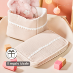 FanFan Health Book Cover – With Zipper – Protective Cover Baby Documents – Beige [IT]
