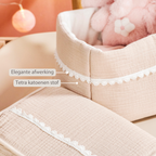 FanFan Care Basket Sand 20x20 cm – Baby Storage Basket – Tetra Cotton – Baby Accessory [NL]