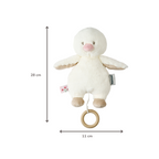 FanFan Music Cuddle Duck – 30 cm – Soft Plush Toy with Music – Off-White [DE]