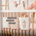 FanFan Bed Bumper Set – Baby Head Protector – 20 x 20 cm – 6 Pieces [FR]