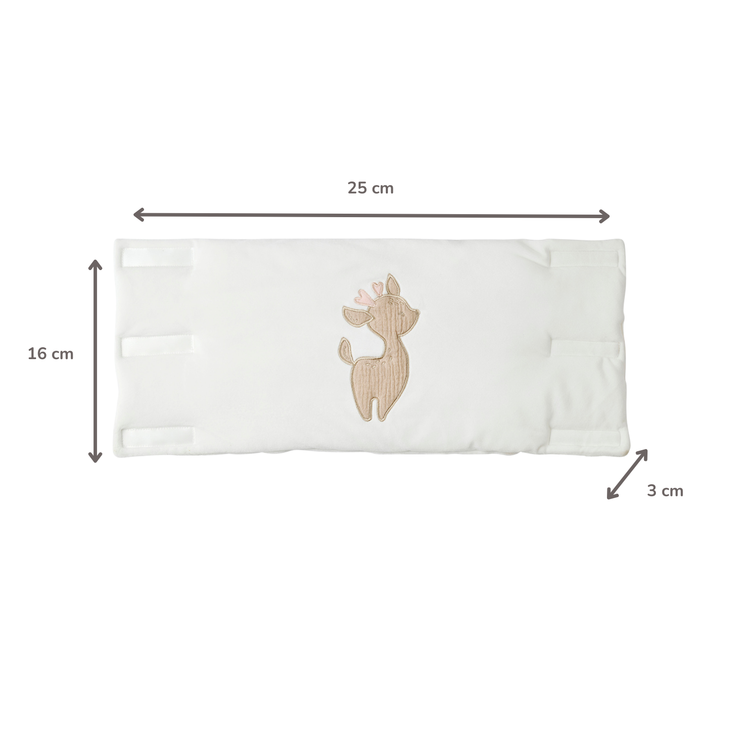 FanFan Bed Bumper Set – Baby Head Protector – 20 x 20 cm – 6 Pieces [FR]