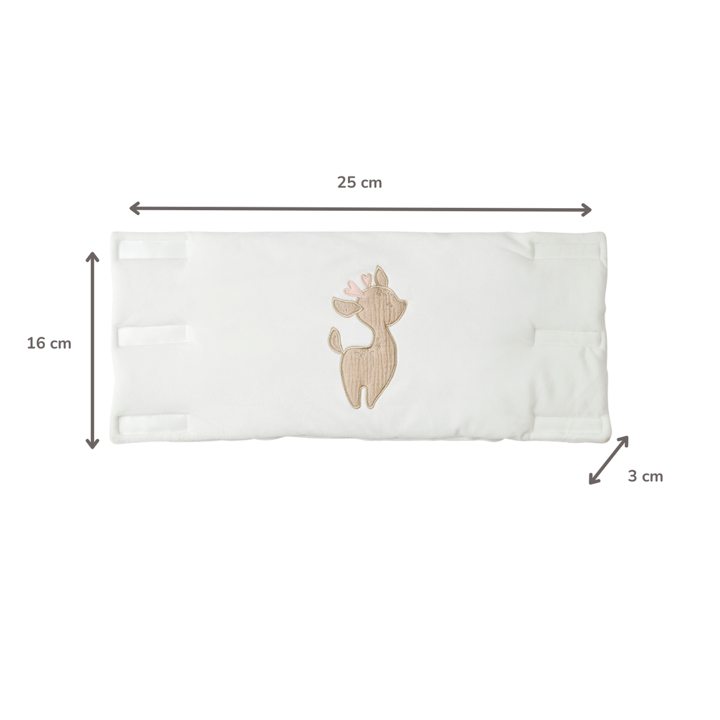 FanFan Bed Bumper Set – Baby Head Protector – 20 x 20 cm – 6 Pieces [FR]