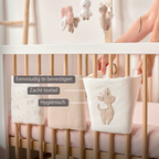 FanFan Bed Bumper Set – Baby Head Protector – 20 x 20 cm – 6 Pieces [NL]