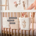 FanFan Bed Bumper Set – Baby Head Protector – 20 x 20 cm – 6 Pieces [EN]